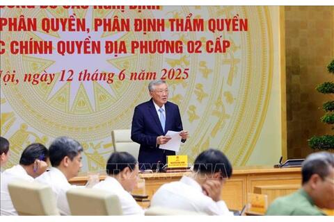 Hội nghị công bố các nghị định về phân cấp, phân quyền, phân định thẩm quyền khi tổ chức chính quyền địa phương 2 cấp