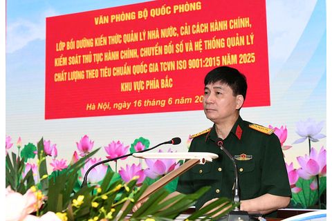 Văn phòng Bộ Quốc phòng khai mạc Lớp bồi dưỡng kiến thức quản lý nhà nước, cải cách hành chính