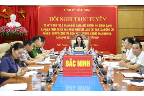 Tiếp tục thực hiện hiệu quả công tác nội chính, phòng, chống tham nhũng, lãng phí, tiêu cực