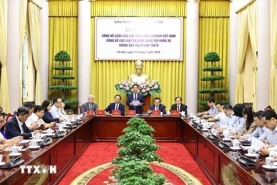Công bố Lệnh của Chủ tịch nước về 9 Luật vừa được Quốc hội thông qua