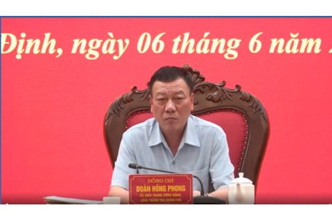 Tổ công tác của Thủ tướng Chính phủ làm việc tại Thái Bình