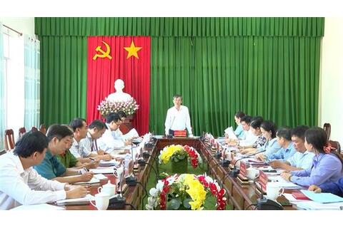 Lãnh đạo Thành uỷ Cần Thơ làm việc với Đảng uỷ phường Bình Thuỷ