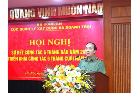 Cục Quản lý xây dựng và doanh trại sơ kết công tác 6 tháng đầu năm 2025
