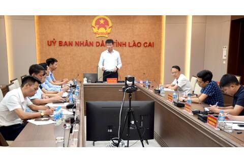 Chủ tịch UBND tỉnh Trần Huy Tuấn chỉ đạo đẩy nhanh tiến độ giải phóng mặt bằng Dự án đường sắt Lào Cai - Hà Nội - Hải Phòng
