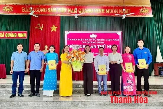 Thành lập Ủy ban MTTQ xã Quảng Ninh gồm 116 ủy viên