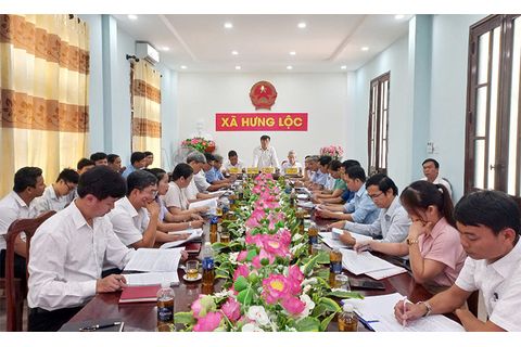 Hưng Lộc: Thường trực Đảng ủy duyệt báo cáo chính trị Đại hội đại biểu lần 1, nhiệm kỳ 2025 – 2030