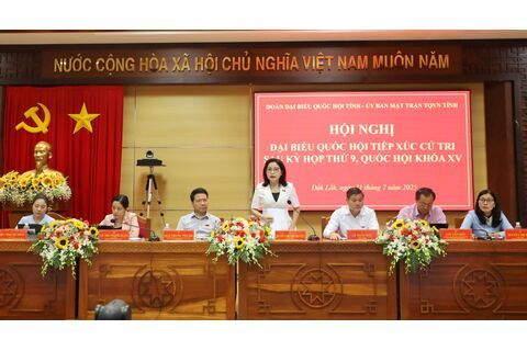 Đoàn đại biểu Quốc hội tỉnh Đắk Lắk tiếp xúc cử tri sau Kỳ họp thứ 9, Quốc hội khóa XV