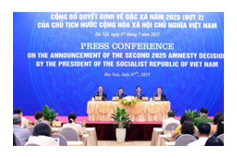 Công bố quyết định đặc xá đợt 2: Có 14 trường hợp không được đề nghị đặc xá