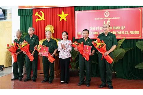 Đồng chí Huỳnh Thanh Phương giữ chức vụ Chủ tịch Hội Cựu chiến binh TP Cần Thơ