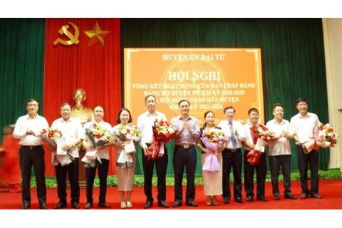 Đại Từ: Tổng kết hoạt động của Ban Chấp hành Đảng bộ huyện và HĐND huyện