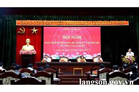 Ban Chấp hành Đảng bộ tỉnh tổ chức hội nghị chuyên đề về công tác cán bộ