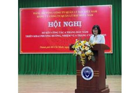 Đảng ủy Công ty Quản lý bay miền Nam tổ chức hội nghị sơ kết công tác Đảng 6 tháng đầu năm