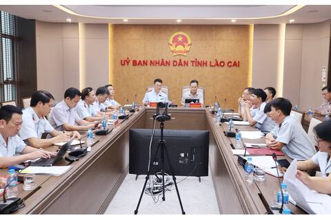 Lào Cai tham dự Hội nghị trực tuyến sơ kết 6 tháng đầu năm; triển khai niệm vụ công tác 6 tháng cuối năm 2025 ngành Thanh tra