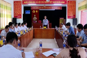 Phó Bí thư Tỉnh ủy, Chủ tịch HĐND tỉnh Nguyễn Đăng Quang kiểm tra...