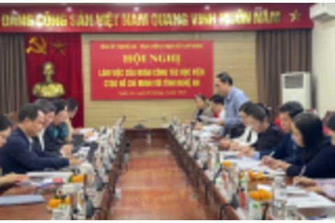 Thường trực Tỉnh ủy làm việc với đoàn công tác Học viện Chính trị Quốc gia Hồ Chí Minh
