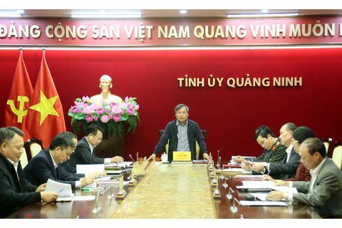 Phiên họp thứ 12 Ban Chỉ đạo phòng, chống tham nhũng, lãng phí, tiêu cực tỉnh Quảng Ninh