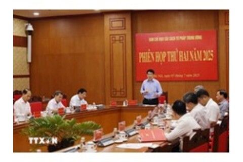 Chủ tịch nước Lương Cường chủ trì Phiên họp thứ hai Ban Chỉ đạo Cải cách tư pháp Trung ương