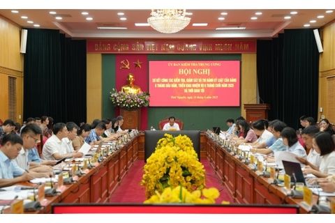 Ủy ban Kiểm tra Trung ương triển khai nhiệm vụ 6 tháng cuối năm 2025
