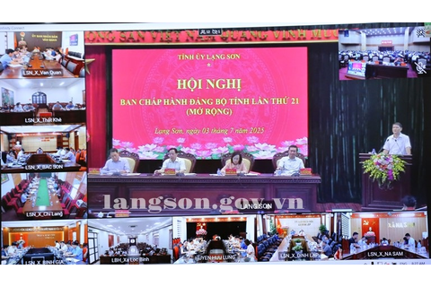 Hội nghị Ban Chấp hành Đảng bộ tỉnh lần thứ 21 (mở rộng)