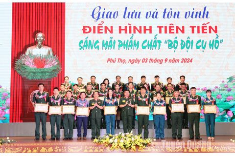 Tuyên Quang có 5 điển hình được tôn vinh tại chương trình “Sáng mãi phẩm chất Bộ đội Cụ Hồ”