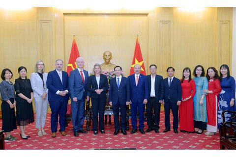 Tổng Thư ký Tổ chức FES thăm, làm việc tại Học viện
