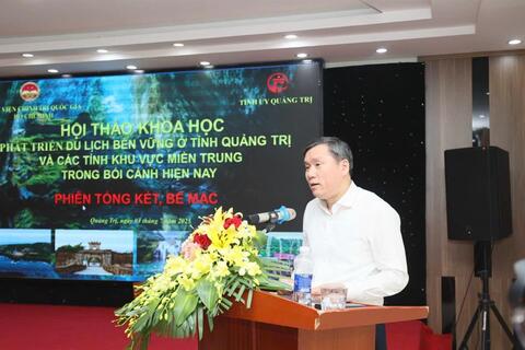 Hội thảo khoa học cấp Bộ “Phát triển du lịch bền vững ở Quảng Trị và các tỉnh khu vực miền Trung trong bối cảnh hiện nay”