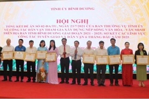 Bình Dương: Phát huy hiệu quả công tác dân vận trong xây dựng nếp sống văn hóa – văn minh