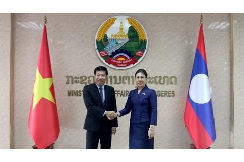 Thứ trưởng Nguyễn Mạnh Cường thăm Lào và đồng chủ trì Tham khảo chính trị lần thứ 10