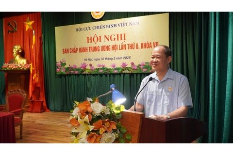Ban chấp hành Trung ương Hội Cựu chiến binh Việt Nam khóa VII tổ chức Hội nghị lần thứ 6