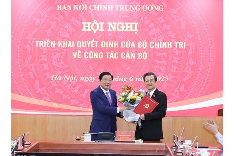 Đồng chí Lê Hồng Quang giữ chức Phó Trưởng Ban Nội chính Trung ương