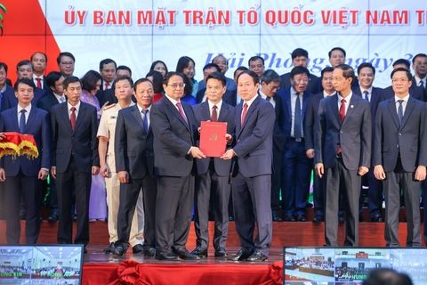 Thủ tướng Phạm Minh Chính dự Lễ công bố nghị quyết, quyết định của Trung ương tại TP Hải Phòng