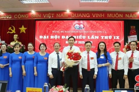 Đại hội Đảng bộ Bảo hiểm xã hội tỉnh Sơn La lần thứ IX
