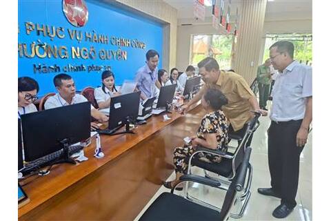 Phường Ngô Quyền phát huy hiệu quả mô hình chính quyền địa phương 02 cấp