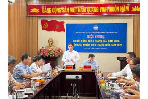 Liên hiệp Các tổ chức hữu nghị thành phố Hải Phòng triển khai nhiệm vụ 6 tháng cuối năm 2025