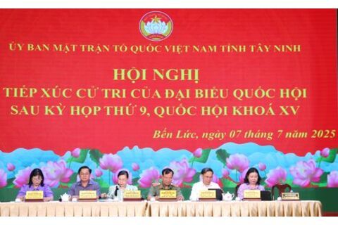 Cử tri xã Bến Lức quan tâm nhiều đến việc an cư sau quy hoạch