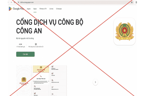 Bộ Công an cảnh báo thủ đoạn lừa đảo cài ứng dụng VNeID giả mạo