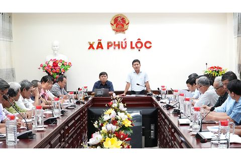 Phú Lộc: Gặp gỡ đại diện các thôn, tổ dân phố trên địa bàn xã