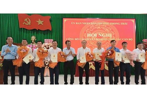 Phường Phong Thái hướng tới xây dựng nền hành chính hiện đại, chuyên nghiệp