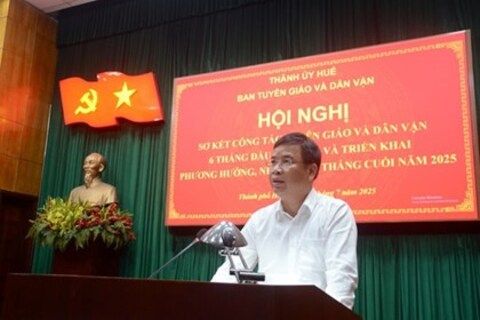 Thành phố Huế tiếp tục nâng cao chất lượng, hiệu quả công tác tuyên giáo và dân vận