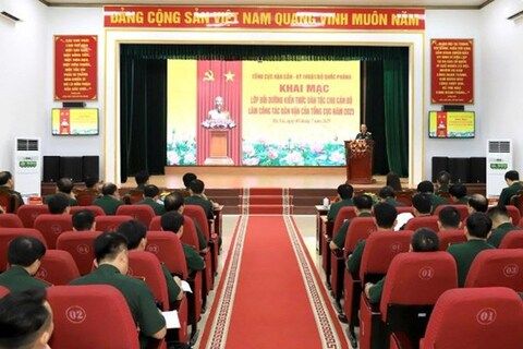 Tổng cục Hậu cần-Kỹ thuật khai mạc lớp bồi dưỡng kiến thức dân tộc năm 2025