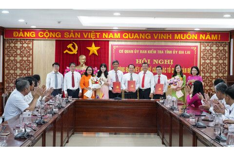 Ủy ban Kiểm tra Tỉnh ủy công bố các quyết định về tổ chức bộ máy và cán bộ