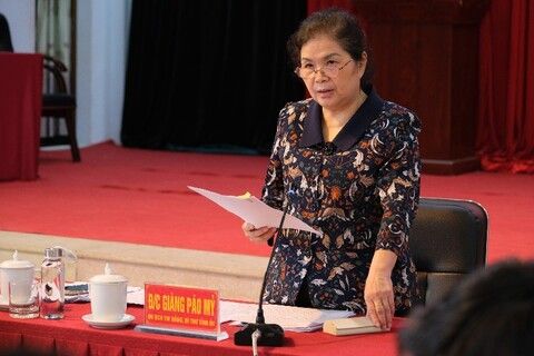 Đoàn kiểm tra của Ban Thường vụ Tỉnh ủy làm việc với Ban Thường vụ Đảng ủy phường Tân Phong