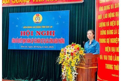 Công đoàn phường Thống Nhất ở Gia Lai quản lý hơn 1.600 đoàn viên