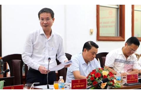 Phó Tổng Thanh tra Chính phủ Lê Tiến Đạt làm việc tại tỉnh Khánh Hòa
