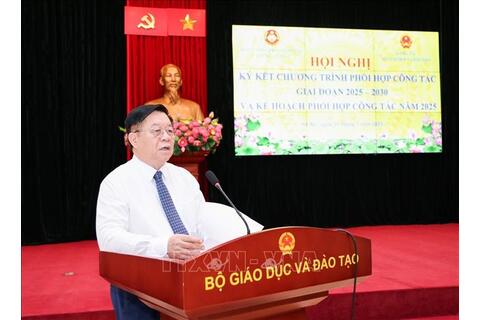 Ban Tuyên giáo và Dân vận Trung ương, Đảng ủy Bộ GD&ĐT phối hợp triển khai nhiều nhiệm vụ quan trọng