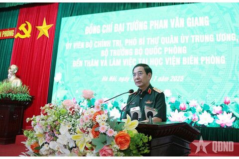 Đại tướng Phan Văn Giang: Học viện Biên phòng cần đột phá trong đổi mới giáo dục