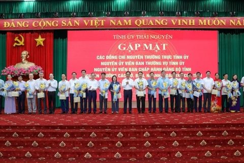 Tỉnh ủy Thái Nguyên: Gặp mặt các đồng chí nguyên lãnh đạo tỉnh nghỉ chế độ, chuyển công tác