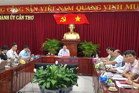 Rà soát, chỉnh sửa hoàn thiện dự thảo Văn kiện Đại hội Đảng bộ TP Cần Thơ nhiệm kỳ 2025-2030 để tổ chức lấy ý kiến đúng kế hoạch, thời gian
