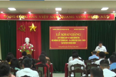 Tràng Định thực hiện hiệu quả Chỉ thị số 34-CT/TW, ngày 30/5/1998  của Bộ Chính trị (khóa VIII) về tăng cường công tác chính trị tư tưởng;  củng cố tổ chức đảng, đoàn thể quần chúng và công tác phát triển đảng viên trong các trường học