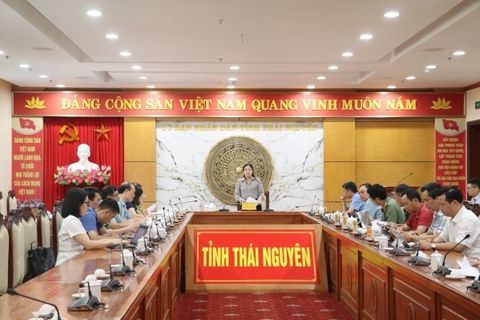 Rà soát tiến độ thực hiện các nhiệm vụ phục vụ Đại hội đại biểu Đảng bộ tỉnh Thái Nguyên, nhiệm kỳ 2025 - 2030